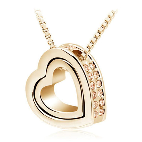 Crystal Heart Shaped Necklace | VIVOCO Online Shop                                                                            