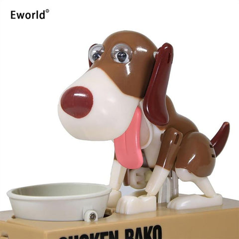 Robotic Hungry Eating Dog Piggy Bank | VIVOCO Online Shop                                                                            